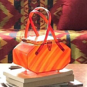 Vintage 1950s Lucite handbag by Bishop